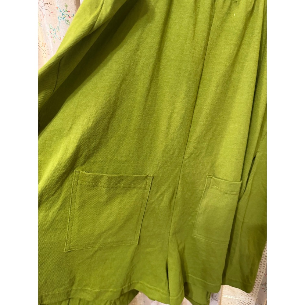 Free People FP Beach Cardamom Seed Romper Olive Green Pockets Small - Picture 6 of 7